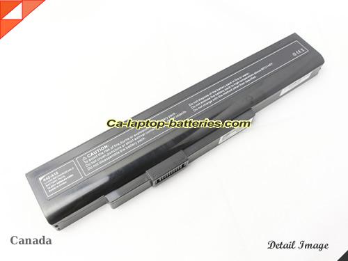 Replacement MSI A41-A15 Laptop Computer Battery A42-H36 Li-ion 4400mAh, 63Wh Black In Canada 