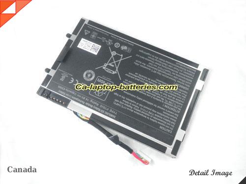 Genuine DELL 8P6X6 Laptop Computer Battery T7YJR Li-ion 63Wh Black In Canada 