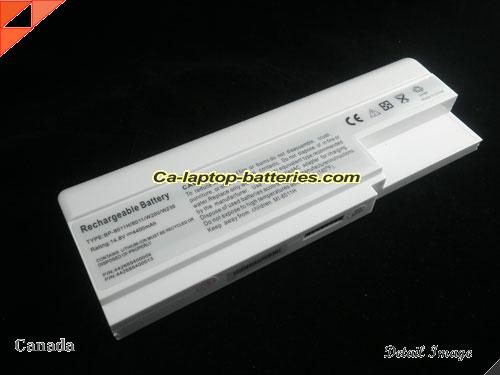 Replacement MITAC 442685430004 Laptop Computer Battery 442685400005 Li-ion 4400mAh White In Canada 