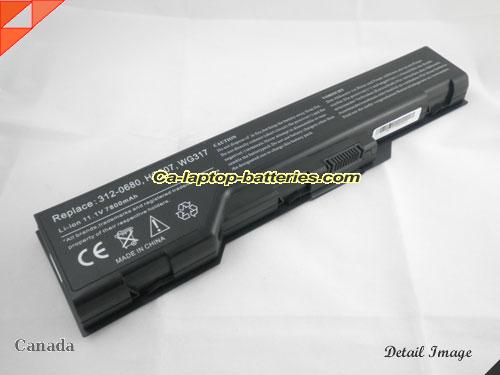 Replacement DELL XG510 Laptop Computer Battery XG528 Li-ion 7800mAh Black In Canada 