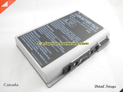 Replacement CLEVO 87-D6B8S-4E8 Laptop Computer Battery W2CD61 Li-ion 6000mAh Grey In Canada 