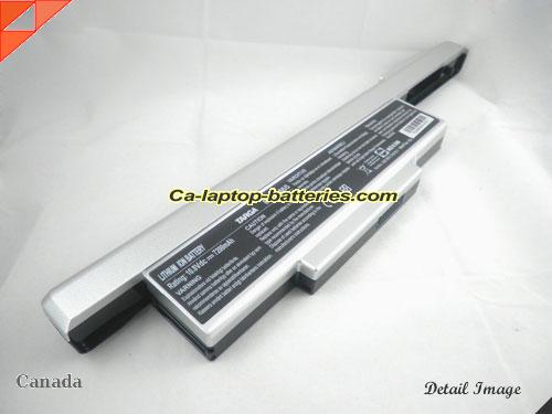 Genuine MSI BTY-M65 Laptop Computer Battery BTY-M61 Li-ion 7200mAh Silver In Canada 