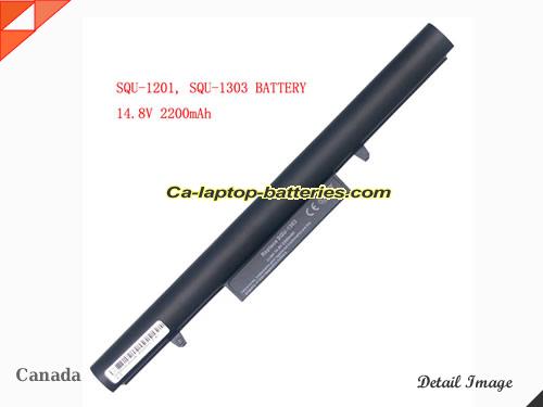 Replacement HASEE SQU-1202 Laptop Computer Battery 916T2203H Li-ion 2200mAh Black In Canada 