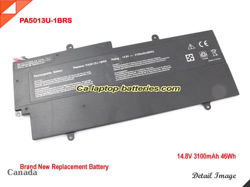 Replacement TOSHIBA PA5013U Laptop Computer Battery PA5013U-1BRS Li-ion 3000mAh, 47Wh Black In Canada 