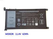 Original DELL 9W9MX battery 11.4V 42Wh Black