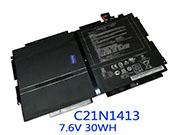 Canada Genuine ASUS C21N1413 Laptop Computer Battery  Li-ion 3940mAh, 30Wh Black