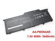 Original SAMSUNG AA-PBXN4AR battery 7.4V 5440mAh, 40Wh  Black