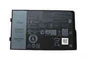 Original DELL T03H001 battery 7.6V 4342mAh, 34Wh  Black