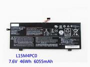 Canada Genuine LENOVO L15M6PC0 Laptop Computer Battery L15M4PC0 Li-ion 6135mAh, 46Wh Black