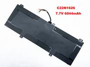 Original ASUS 2ICP5/40/115-2 battery 7.7V 6044mAh, 46Wh  Black