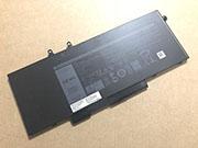 Original DELL P42E battery 7.6V 8500mAh, 68Wh  Black