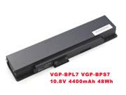 Replacement SONY VGP-BPS7 battery 10.8V 4400mAh, 48Wh  Black