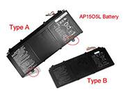 Genuine ACER Spin 5 SP513-52N-530R Battery For laptop 4670mAh, 53.9Wh , 11.55V, Black , Li-ion