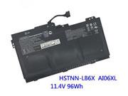 Original HP HSTNN-C86C battery 11.4V 7860mAh, 96Wh  Black
