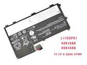 Canada Genuine LENOVO LC P/N 121500077 Laptop Computer Battery ASM 45N1090 Li-ion 47Wh, 4.22Ah Black