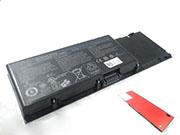 Original DELL DW842 battery 11.1V 7800mAh, 85Wh  Red