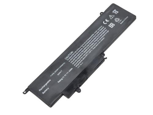 Replacement DELL 0GK5KY battery 11.1V 3800mAh, 43Wh  Black