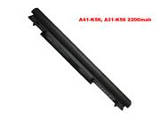 Replacement ASUS A32-K56 battery 14.4V 2200mAh Black