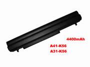 Replacement ASUS A32-K56 battery 14.4V 4400mAh Black