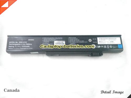  image 5 of GATEWAY MX6445 Replacement Battery 5200mAh 11.1V Black Li-ion