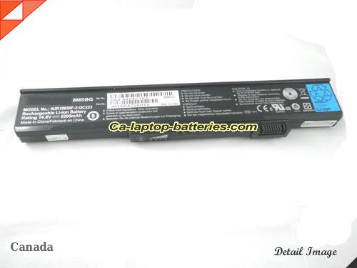  image 5 of GATEWAY MX6445 Replacement Battery 4800mAh 14.8V Black Li-ion