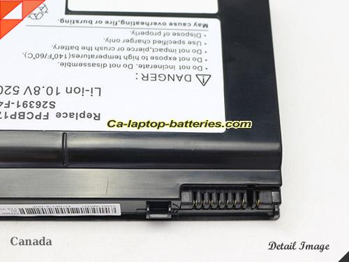  image 5 of FUJITSU LifeBook E780 Replacement Battery 5200mAh, 56Wh  10.8V Black Li-ion