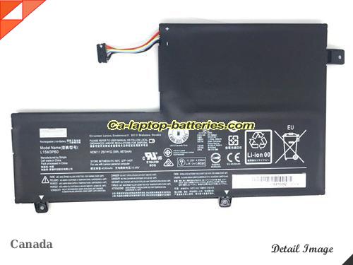  image 1 of Genuine LENOVO flex 4-1470 Battery For laptop 4700mAh, 53Wh , 11.25V, Black , Li-ion