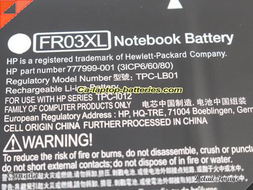  image 5 of Genuine HP SLATE ALL-IN-ONE 17-L010 Battery For laptop 43Wh, 11.4V, Black , Li-ion