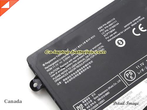  image 2 of Genuine LENOVO X250 Battery For laptop 2090mAh, 24Wh , 11.1V, Black , Li-Polymer