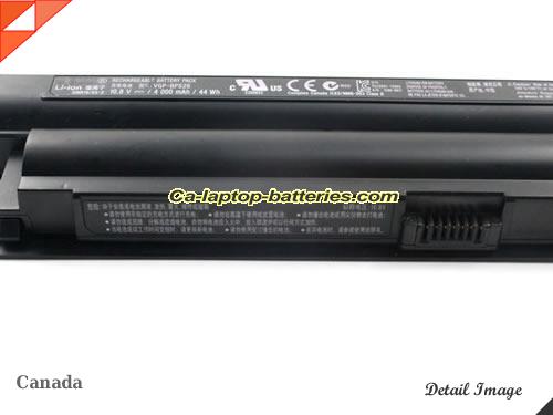 image 2 of Genuine SONY SVE1511V1E Battery For laptop 4000mAh, 44Wh , 11.1V, Black , Li-ion