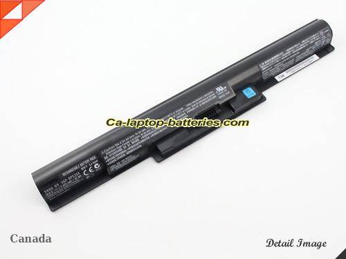  image 1 of Genuine SONY VAIO SVF 153A FYM Battery For laptop 2670mAh, 40Wh , 14.8V, Black , Li-ion
