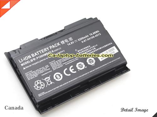  image 4 of Genuine TERRANS FORCE X811 Battery For laptop 5200mAh, 76.96Wh , 14.8V, Black , Li-ion