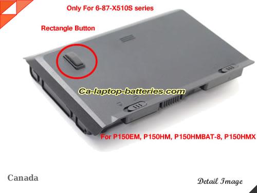  image 5 of Genuine TERRANS FORCE X811 Battery For laptop 5200mAh, 76.96Wh , 14.8V, Black , Li-ion