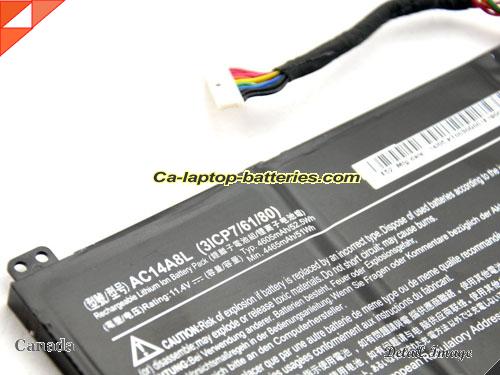  image 2 of ACER Aspire VX 15 Replacement Battery 4605mAh, 52.5Wh  11.4V Black Li-ion