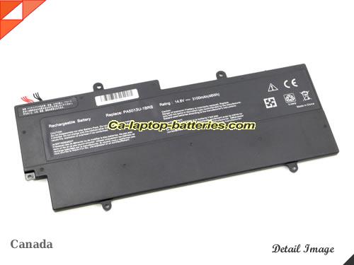 image 5 of TOSHIBA PT224L-009025 Replacement Battery 3100mAh, 47Wh  14.8V Black Li-Polymer