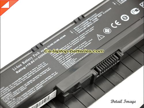  image 2 of ASUS N56VJ-DH71 Replacement Battery 5200mAh 10.8V Black Li-ion