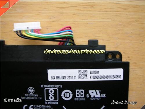  image 3 of Genuine ACER Aspire S13 S5-371 Battery For laptop 4670mAh, 53.9Wh , 11.55V, Black , Li-ion