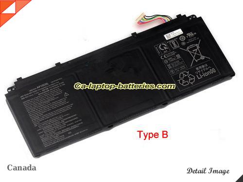  image 5 of Genuine ACER Aspire S13 S5-371-52JR Battery For laptop 4670mAh, 53.9Wh , 11.55V, Black , Li-ion