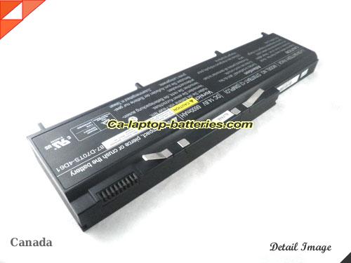  image 3 of Genuine CLEVO PortaNote D750W Series Battery For laptop 6600mAh, 14.8V, Black , Li-ion