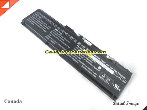 image 2 of Genuine SAGER PortaNote D700T Battery For laptop 6600mAh, 14.8V, Black , Li-ion