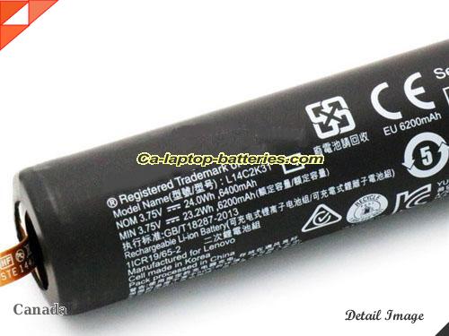 image 2 of Genuine LENOVO YOGA L851f Battery For laptop 6400mAh, 24Wh , 3.75V, Black , Li-ion