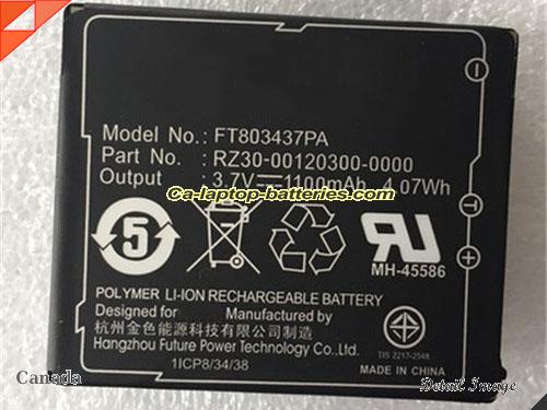  image 1 of FT803437PA Battery, Canada Li-ion Rechargeable 1100mAh, 4.07Wh  RAZER FT803437PA Batteries