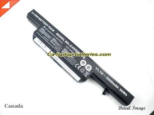  image 1 of 6-87-C480S-4P43 Battery, Canada Li-ion Rechargeable 5200mAh CLEVO 6-87-C480S-4P43 Batteries