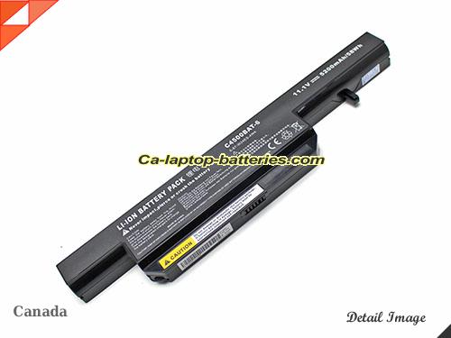  image 2 of Genuine CLEVO 240CU Battery For laptop 5200mAh, 58Wh , 11.1V, Black , Li-Polymer