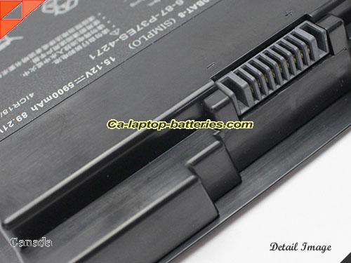  image 5 of Genuine CLEVO P370SM3 Battery For laptop 5900mAh, 89.21Wh , 15.12V, Black , Li-ion