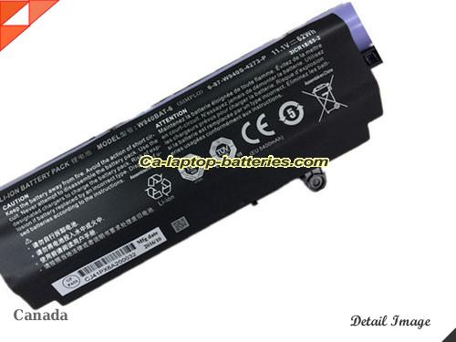  image 2 of 6-87-W940S-424 Battery, Canada Li-ion Rechargeable 62Wh CLEVO 6-87-W940S-424 Batteries