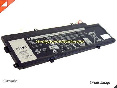  image 5 of Genuine DELL Chromebook 11 (3120) Battery For laptop 3800mAh, 43Wh , 11.1V, Black , Li-ion