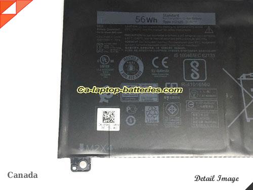 image 2 of Genuine DELL Precision M5520 Battery For laptop 4865mAh, 56Wh , 11.4V, Black , Li-ion