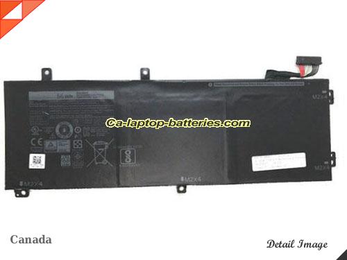  image 1 of Genuine DELL XPS 15-9560-D1845 Battery For laptop 4865mAh, 56Wh , 11.4V, Black , Li-ion