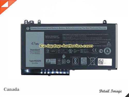  image 5 of Genuine DELL Latitude E5270 Battery For laptop 4130mAh, 47Wh , 11.4V, Black , Li-ion